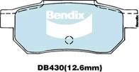 Bendix USA DB430 GCT Гальмівні колодки, комплект DB430GCT: Купити в Україні - Добра ціна на EXIST.UA!