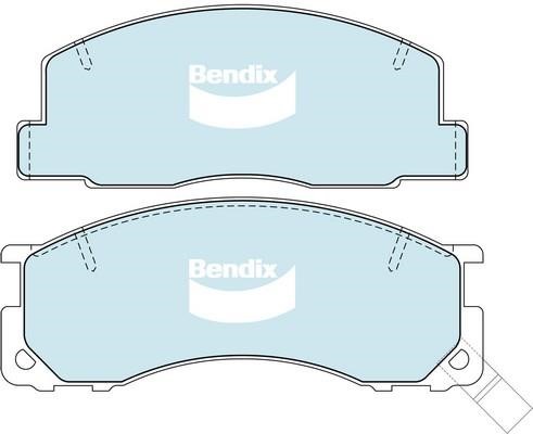 Bendix USA DB1215 HD Гальмівні колодки, комплект DB1215HD: Купити в Україні - Добра ціна на EXIST.UA!