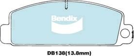 Bendix USA DB138 GCT Гальмівні колодки, комплект DB138GCT: Купити в Україні - Добра ціна на EXIST.UA!