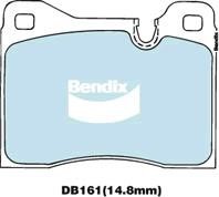 Bendix USA DB161 GCT Гальмівні колодки, комплект DB161GCT: Купити в Україні - Добра ціна на EXIST.UA!