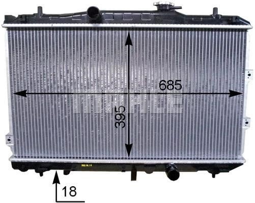 Wilmink Group WG2182652 Радіатор охолодження двигуна WG2182652: Купити в Україні - Добра ціна на EXIST.UA!