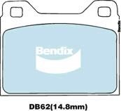 Bendix USA DB62 GCT Гальмівні колодки, комплект DB62GCT: Приваблива ціна - Купити в Україні на EXIST.UA!