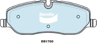 Bendix USA DB1780 -4WD Гальмівні колодки, комплект DB17804WD: Приваблива ціна - Купити в Україні на EXIST.UA!