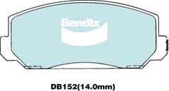 Bendix USA DB152 GCT Гальмівні колодки, комплект DB152GCT: Приваблива ціна - Купити в Україні на EXIST.UA!