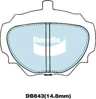Bendix USA DB843 -4WD Гальмівні колодки, комплект DB8434WD: Купити в Україні - Добра ціна на EXIST.UA!