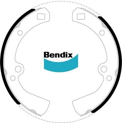 Bendix USA BS1043 Колодки гальмівні барабанні, комплект BS1043: Приваблива ціна - Купити в Україні на EXIST.UA!
