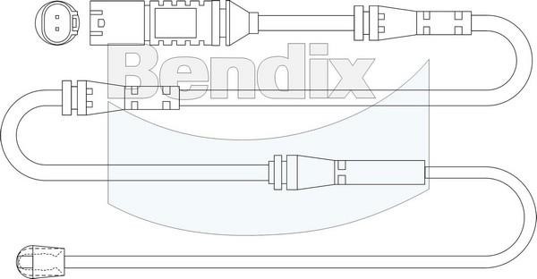 Bendix USA BWS1156 Датчик, знос гальмівної накладки BWS1156: Купити в Україні - Добра ціна на EXIST.UA!