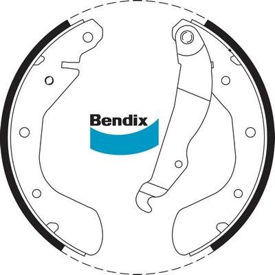 Bendix USA BS1710 Колодки гальмівні барабанні, комплект BS1710: Купити в Україні - Добра ціна на EXIST.UA!