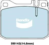 Bendix USA DB143 GCT Гальмівні колодки, комплект DB143GCT: Купити в Україні - Добра ціна на EXIST.UA!