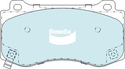 Bendix USA DB2259 HD Гальмівні колодки, комплект DB2259HD: Купити в Україні - Добра ціна на EXIST.UA!