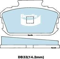 Bendix USA DB33 GCT Гальмівні колодки, комплект DB33GCT: Купити в Україні - Добра ціна на EXIST.UA!