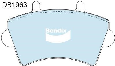 Bendix USA DB1963 HD Гальмівні колодки, комплект DB1963HD: Купити в Україні - Добра ціна на EXIST.UA!