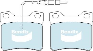 Bendix USA DB1988 HD Гальмівні колодки, комплект DB1988HD: Приваблива ціна - Купити в Україні на EXIST.UA!