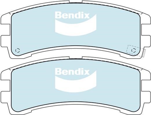 Bendix USA DB1175 HD Гальмівні колодки, комплект DB1175HD: Купити в Україні - Добра ціна на EXIST.UA!