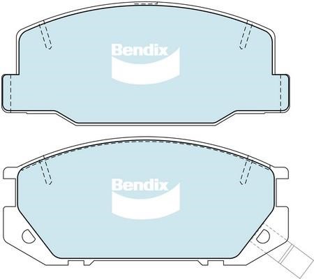 Bendix USA DB1208 GCT Гальмівні колодки, комплект DB1208GCT: Купити в Україні - Добра ціна на EXIST.UA!