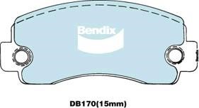 Bendix USA DB170 -4WD Гальмівні колодки, комплект DB1704WD: Купити в Україні - Добра ціна на EXIST.UA!