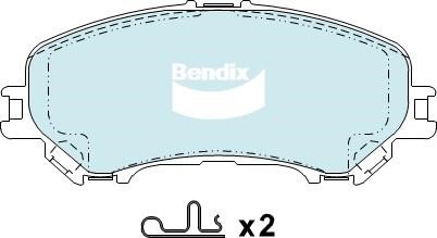 Bendix USA DB2345 4WD Гальмівні колодки, комплект DB23454WD: Купити в Україні - Добра ціна на EXIST.UA!