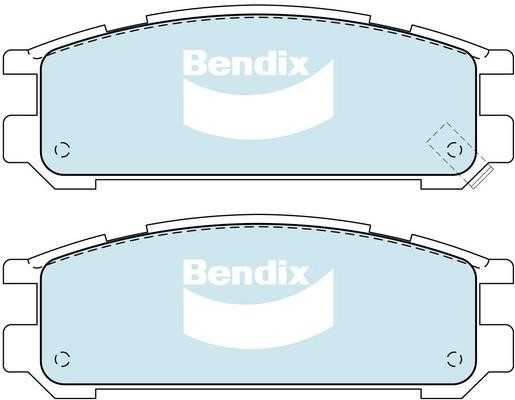 Bendix USA DB1186 HD Гальмівні колодки, комплект DB1186HD: Купити в Україні - Добра ціна на EXIST.UA!