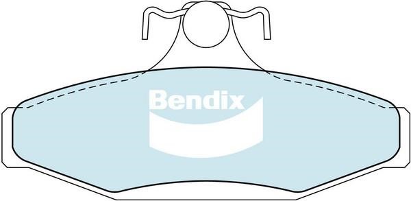 Bendix USA DB1086 HD Гальмівні колодки, комплект DB1086HD: Купити в Україні - Добра ціна на EXIST.UA!