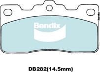 Bendix USA DB282 GCT Гальмівні колодки, комплект DB282GCT: Купити в Україні - Добра ціна на EXIST.UA!