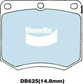 Bendix USA DB625 HD Гальмівні колодки, комплект DB625HD: Купити в Україні - Добра ціна на EXIST.UA!