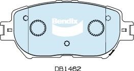 Bendix USA DB1462 GCT Гальмівні колодки, комплект DB1462GCT: Купити в Україні - Добра ціна на EXIST.UA!