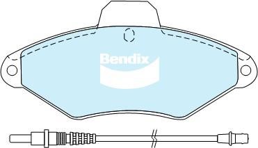 Bendix USA DB2014 HD Гальмівні колодки, комплект DB2014HD: Купити в Україні - Добра ціна на EXIST.UA!