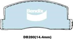 Bendix USA DB280 GCT Гальмівні колодки, комплект DB280GCT: Купити в Україні - Добра ціна на EXIST.UA!