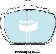 Bendix USA DB840 GCT Гальмівні колодки, комплект DB840GCT: Купити в Україні - Добра ціна на EXIST.UA!