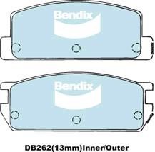 Bendix USA DB262 GCT Гальмівні колодки, комплект DB262GCT: Купити в Україні - Добра ціна на EXIST.UA!