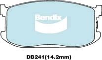 Bendix USA DB241 GCT Гальмівні колодки, комплект DB241GCT: Приваблива ціна - Купити в Україні на EXIST.UA!
