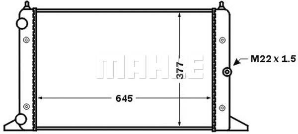 Радіатор охолодження двигуна Wilmink Group WG2182721