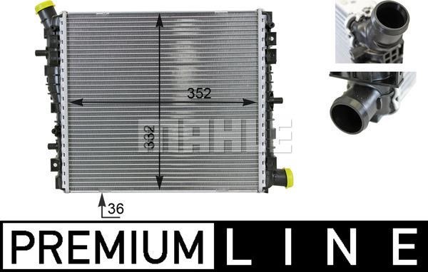 Wilmink Group WG2183998 Радіатор охолодження двигуна WG2183998: Купити в Україні - Добра ціна на EXIST.UA!