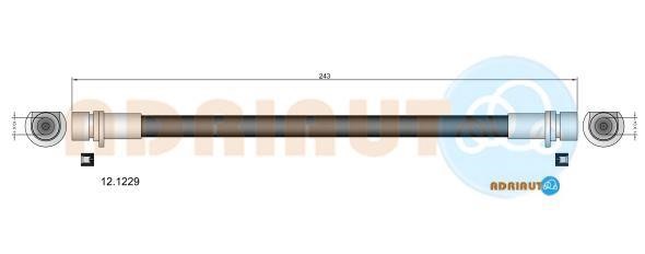 Adriauto 12.1229 Гальмівний шланг 121229: Купити в Україні - Добра ціна на EXIST.UA!