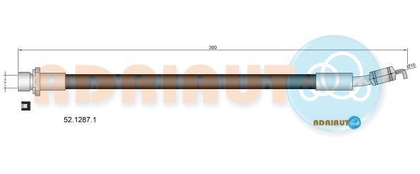 Adriauto 52.1287.1 Гальмівний шланг 5212871: Купити в Україні - Добра ціна на EXIST.UA!