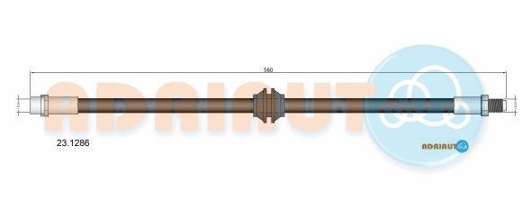Adriauto 23.1286 Гальмівний шланг 231286: Купити в Україні - Добра ціна на EXIST.UA!