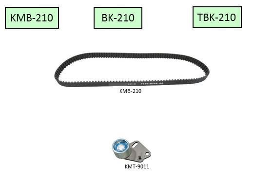 KM KM-KMB-210 Комплект зубчастих ременів KMKMB210: Купити в Україні - Добра ціна на EXIST.UA!