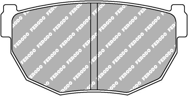Ferodo FCP484H Гальмівні колодки FERODO DS2500, комплект FCP484H: Купити в Україні - Добра ціна на EXIST.UA!