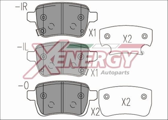 Xenergy X41173 Гальмівні колодки, комплект X41173: Купити в Україні - Добра ціна на EXIST.UA!