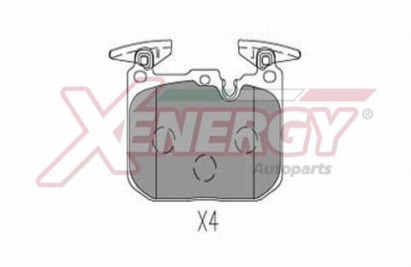 Xenergy X41330 Гальмівні колодки, комплект X41330: Купити в Україні - Добра ціна на EXIST.UA!