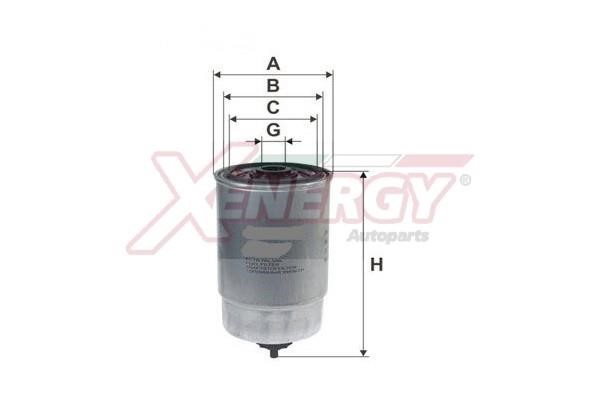 Xenergy X1510405 Фільтр палива X1510405: Купити в Україні - Добра ціна на EXIST.UA!