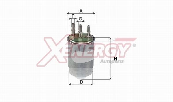Xenergy X1598421 Фільтр палива X1598421: Купити в Україні - Добра ціна на EXIST.UA!