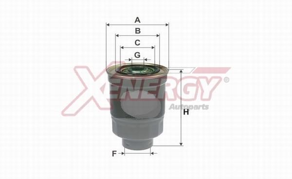 Xenergy X159852 Фільтр палива X159852: Купити в Україні - Добра ціна на EXIST.UA!