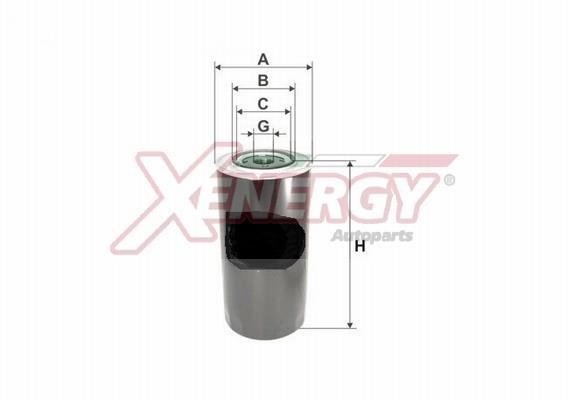 Xenergy X1512001 Фільтр масляний X1512001: Купити в Україні - Добра ціна на EXIST.UA!