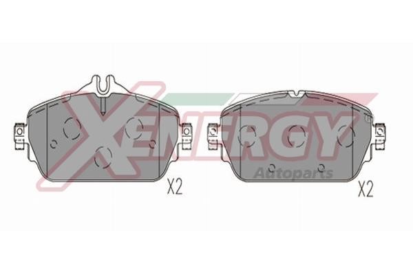Xenergy X41386 Гальмівні колодки, комплект X41386: Купити в Україні - Добра ціна на EXIST.UA!