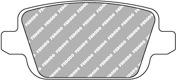 Ferodo FCP 1917H Гальмівні колодки FERODO DS2500, комплект FCP1917H: Купити в Україні - Добра ціна на EXIST.UA!