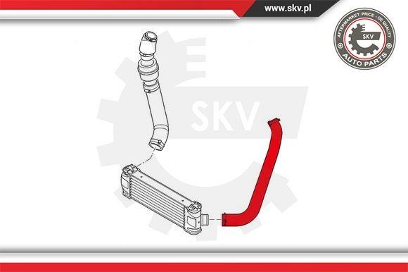 Патрубок интеркулера Esen SKV 24SKV608