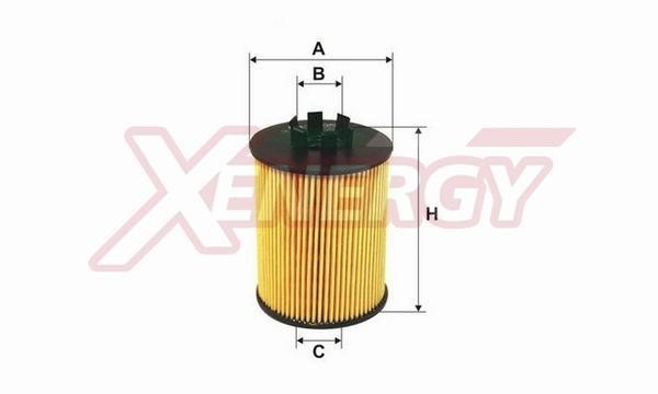 Xenergy X1524533 Фільтр масляний X1524533: Приваблива ціна - Купити в Україні на EXIST.UA!