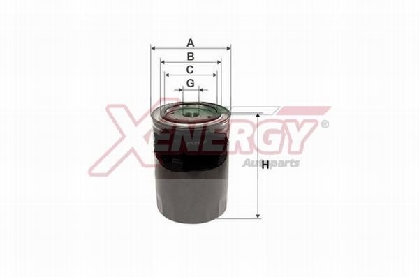 Xenergy X1510202 Фільтр масляний X1510202: Купити в Україні - Добра ціна на EXIST.UA!