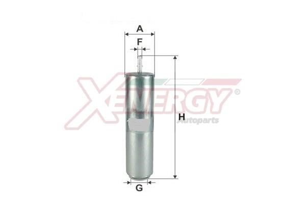 Xenergy X1599764 Фільтр палива X1599764: Купити в Україні - Добра ціна на EXIST.UA!